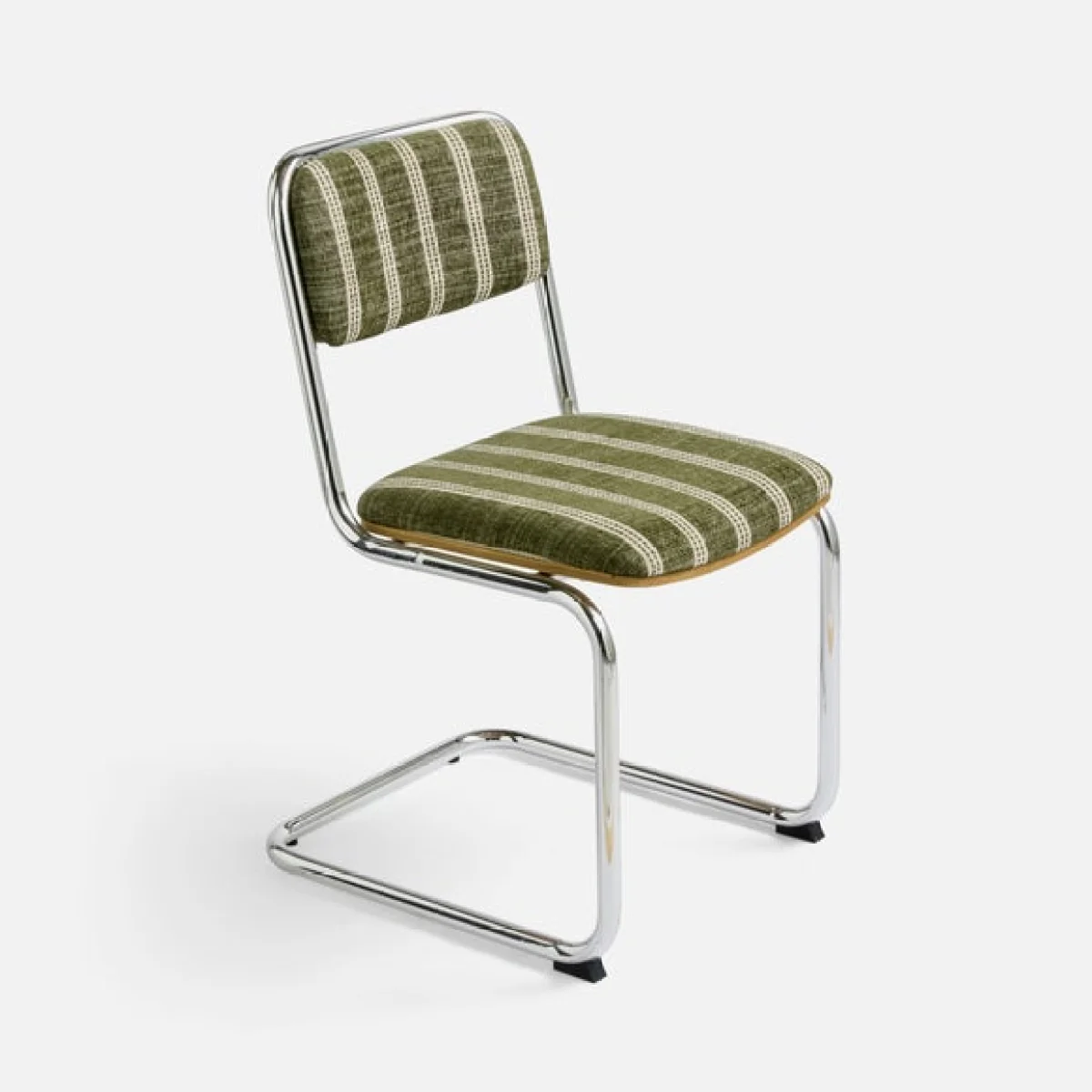 Draper Cantilever Dining Chair, Textured Weave – image 8