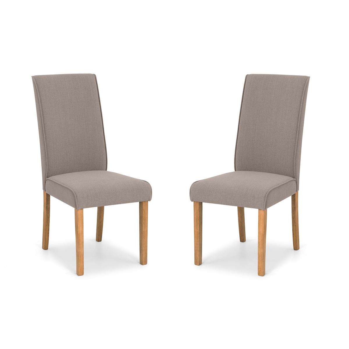 Seville Set Of 2 Dining Chairs, Oak Brown – image 2