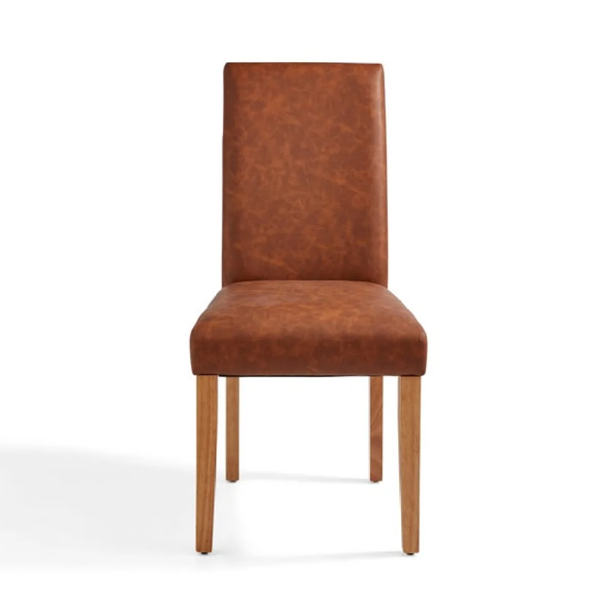 Hugo Set of 2 Dining Chairs, Distressed Faux Leather – image 6