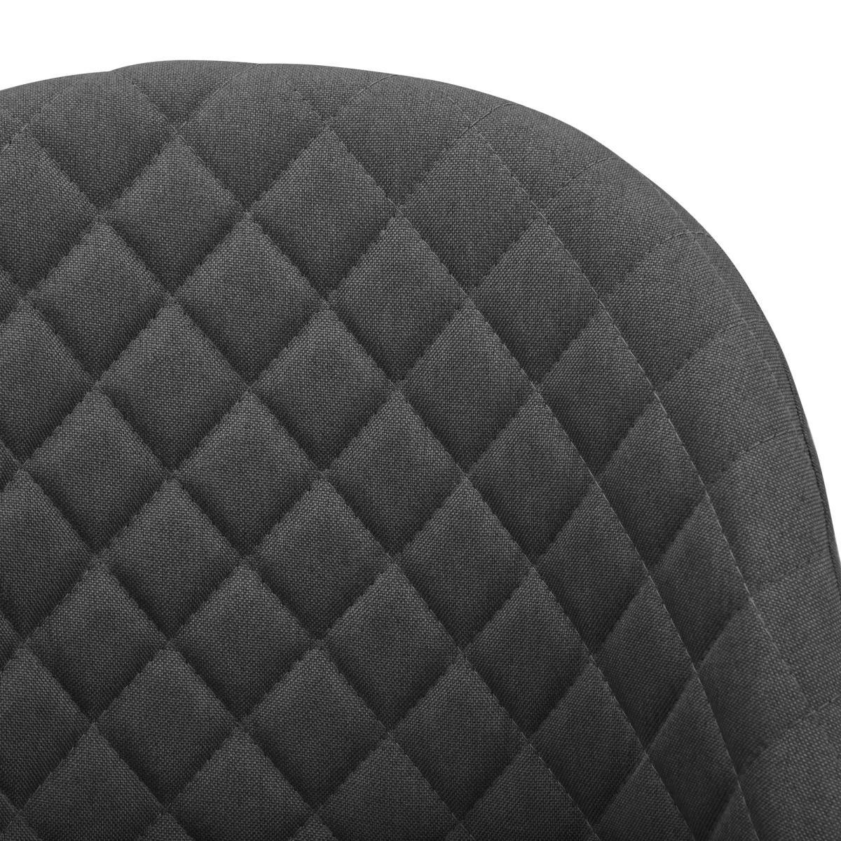 Astrid Chair Charcoal Fabric Dark Grey – image 4