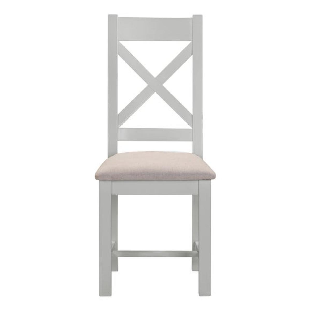 Windsor Set of 2 Cross Back Dining Chairs – image 3