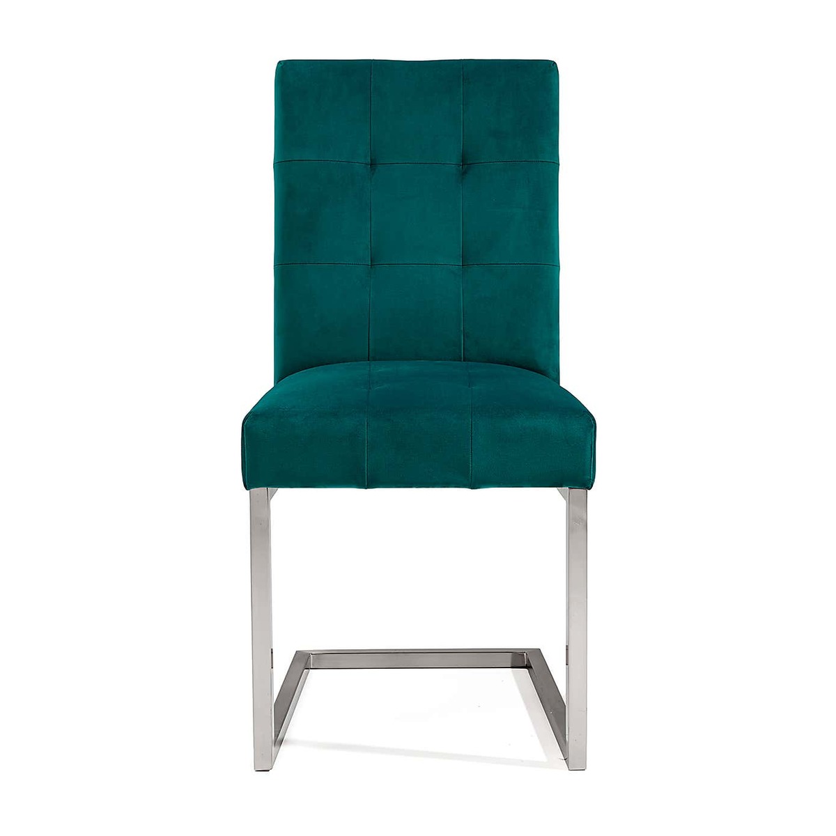 Tivoli Set of 2 Dining Chairs Green Velvet Green – image 3