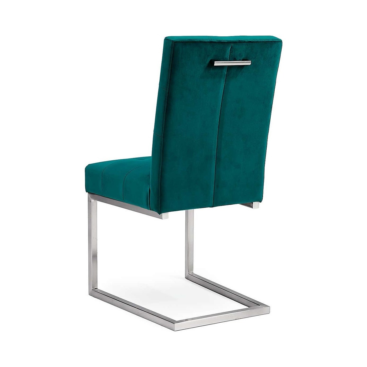 Tivoli Set of 2 Dining Chairs Green Velvet Green – image 2
