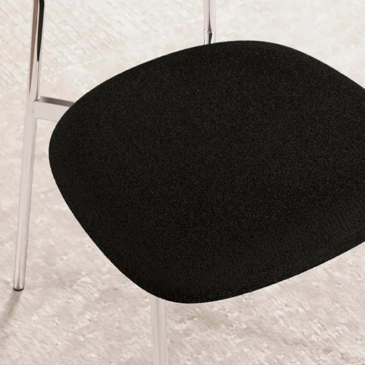 Finn Curved Back Dining Chair, Faux Leather – image 4