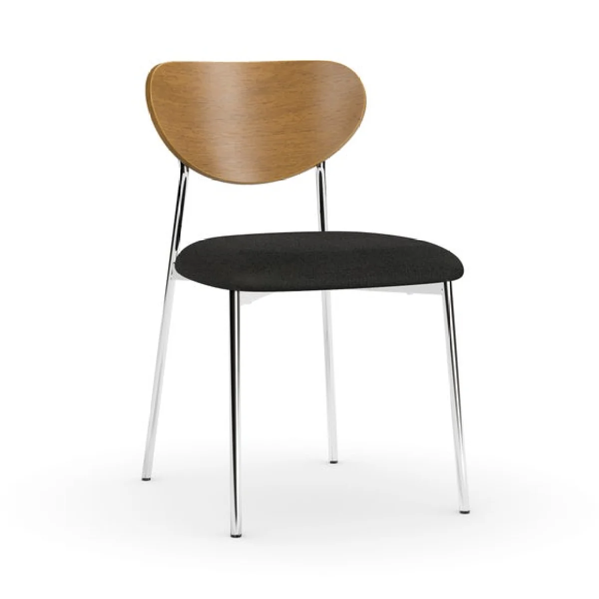 Finn Curved Back Dining Chair, Faux Leather – image 6