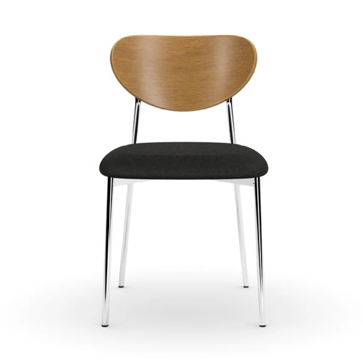 Finn Curved Back Dining Chair, Faux Leather – image 7