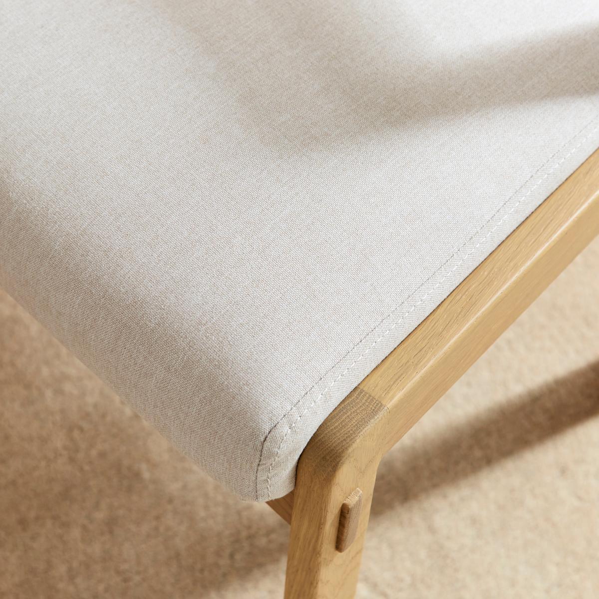 Elements Aylesford Dining Chair Light Oak – image 2