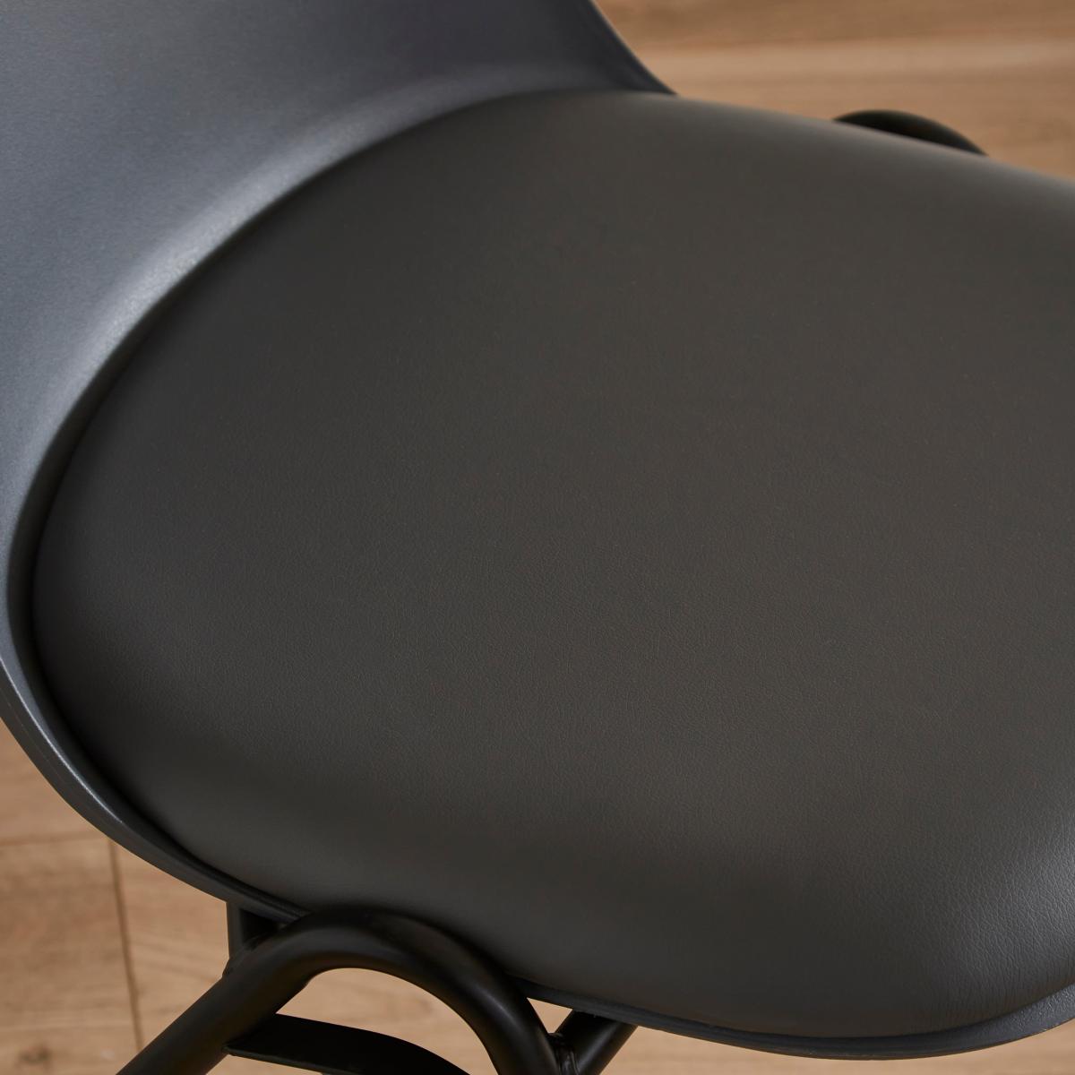 Burton Dining Chair, Faux Leather – image 4