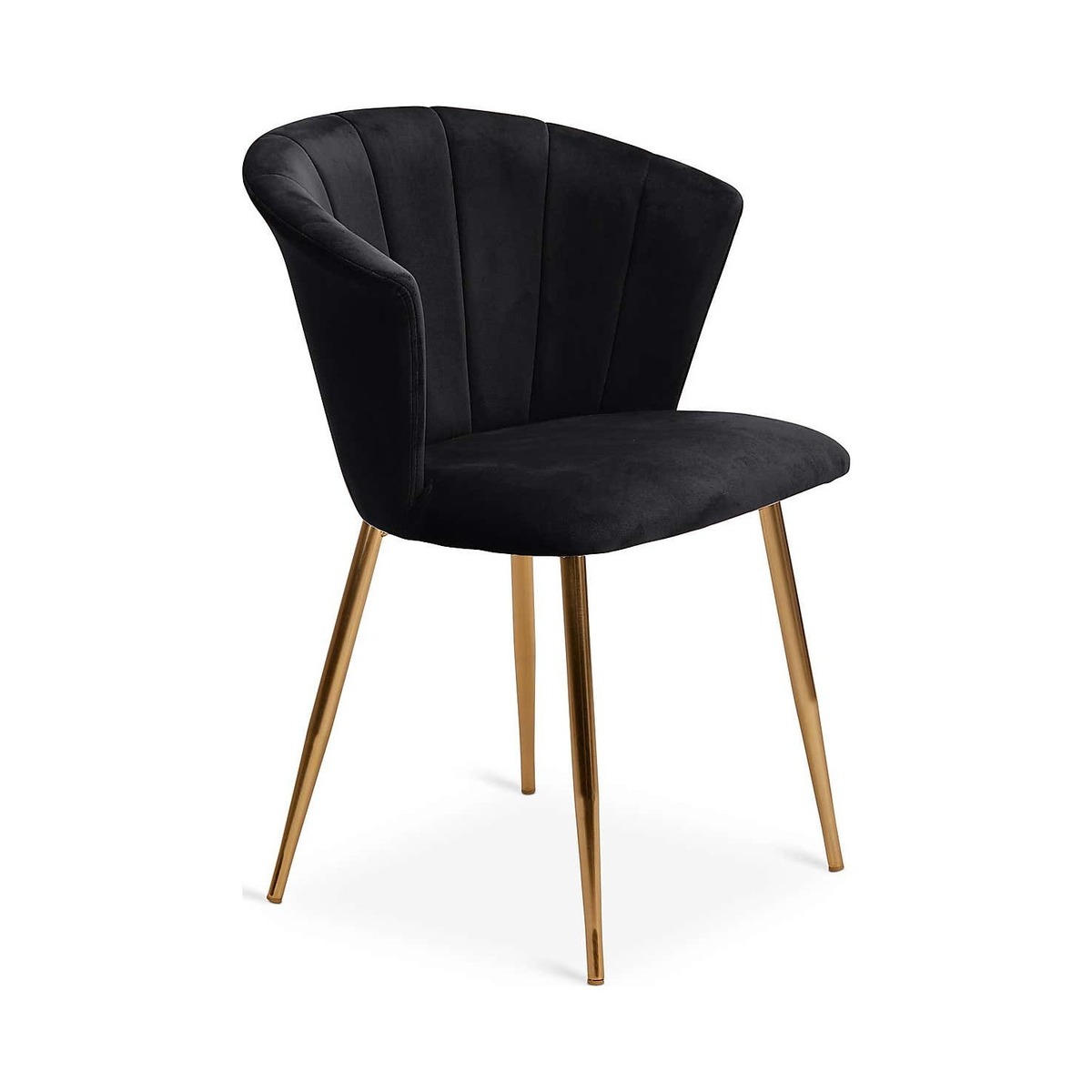 Kendall Chair Black Velvet Black – image 1