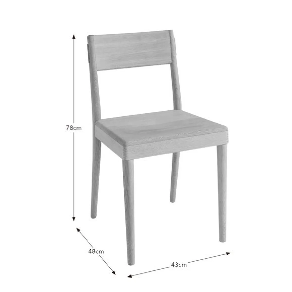 Dorothea Dining Chair, Oak – image 8
