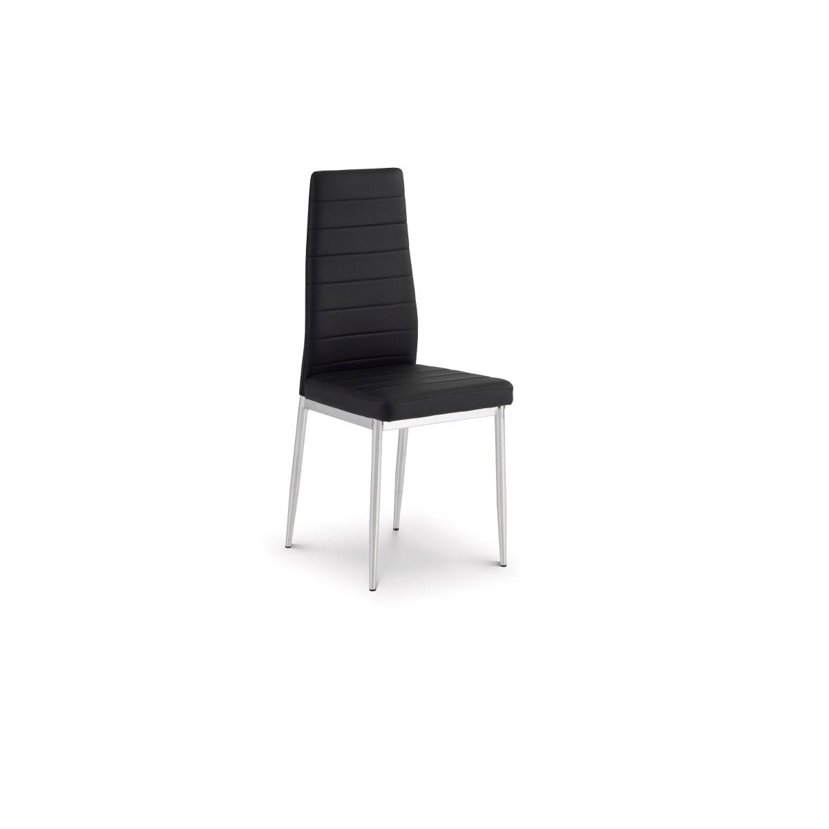 Greenwich Set of 6 Dining Chairs Black – image 2