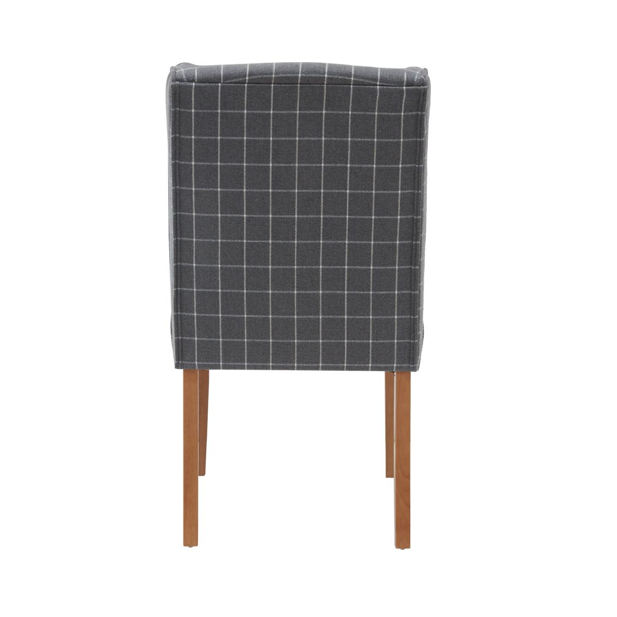 Oswald Set of 2 Dining Chairs Grey – image 6