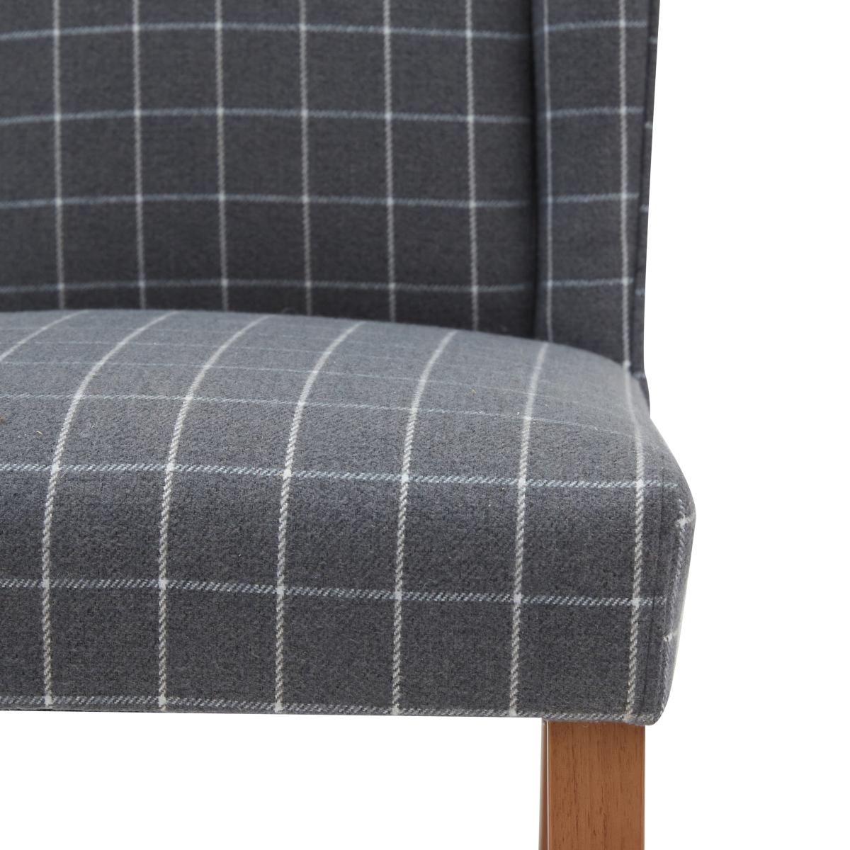Oswald Set of 2 Dining Chairs Grey – image 7