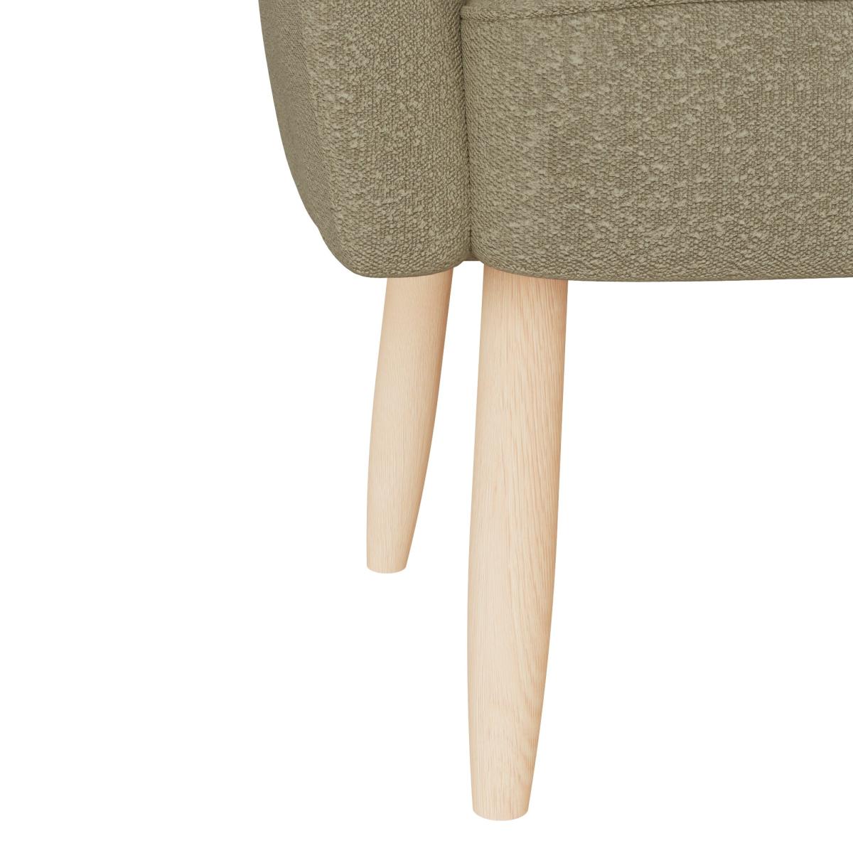Florence Boucle Chair Mushroom – image 4