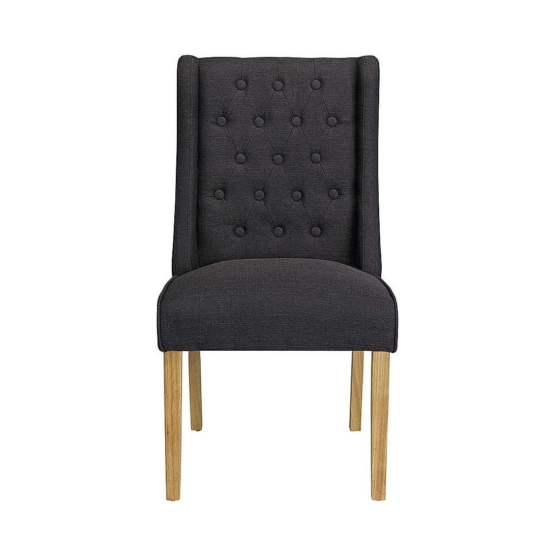 Lorient 2 Dining Chairs Beige Grey – image 1