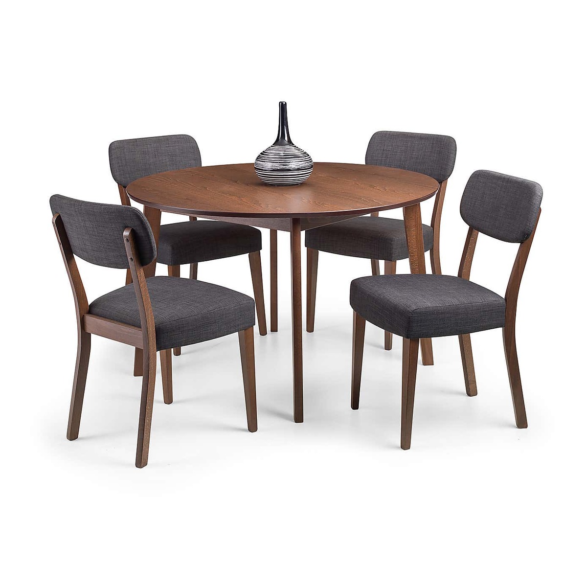 Farringdon Set of 2 Dining Chairs Grey Linen Grey – image 5