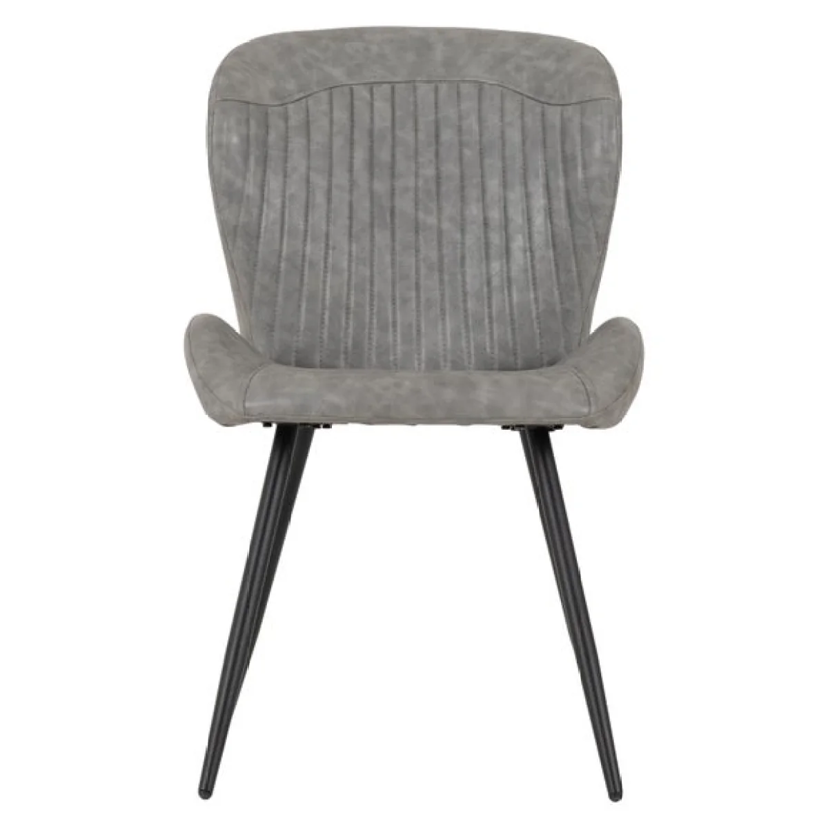 Set of 4 Quebec Dining Chairs, Faux Leather – image 4