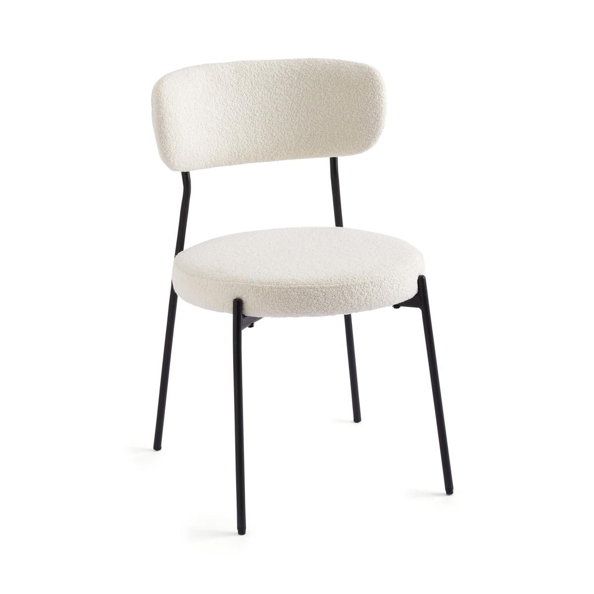 Laine Boucle Dining Chair Boucle Ivory – image 6