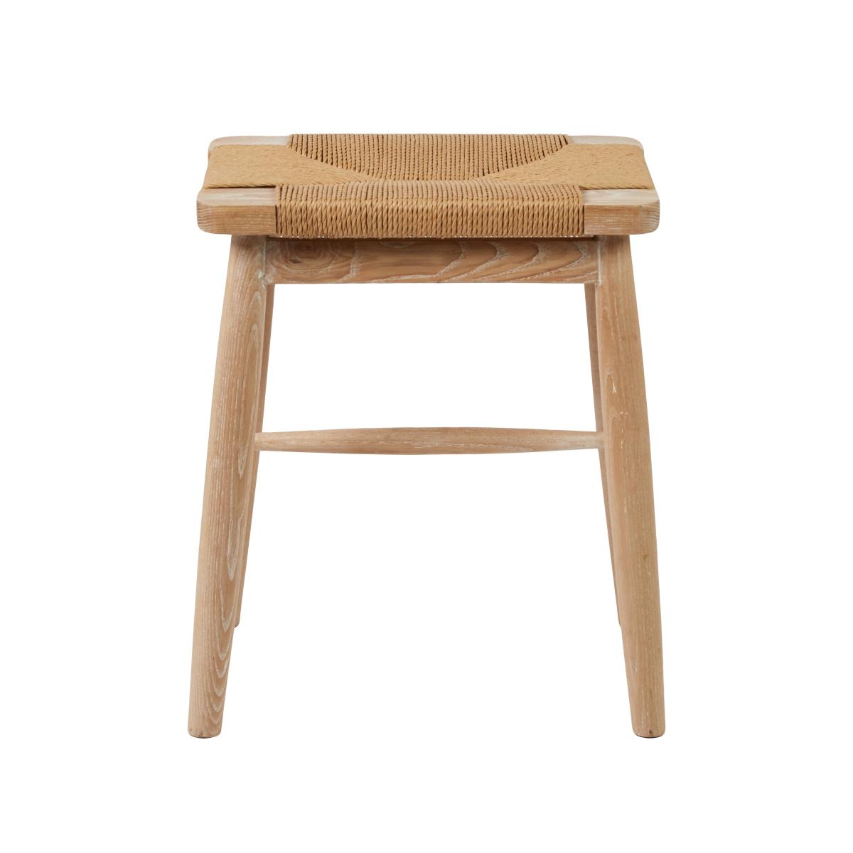Churchgate Ash Wood Stool White – image 2