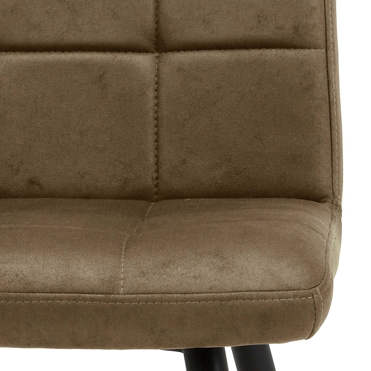 Porter Set of 2 Dining Chairs Tan Microsuede Tan – image 6