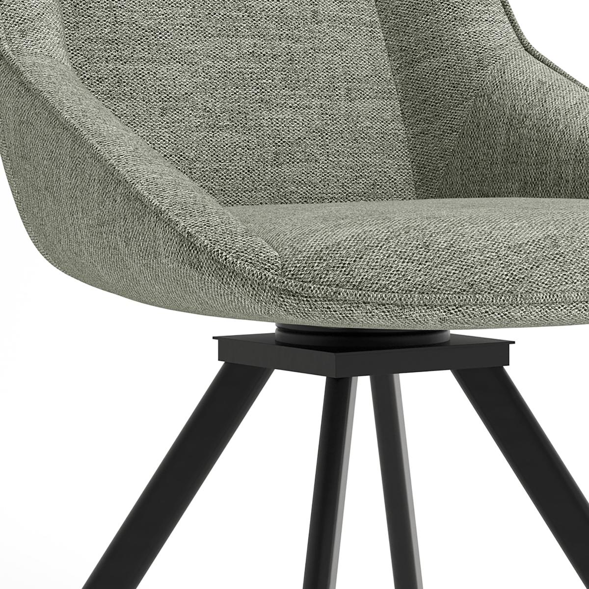 Indus Valley Set of 2 Jten Dining Chairs Mist Grey – image 3