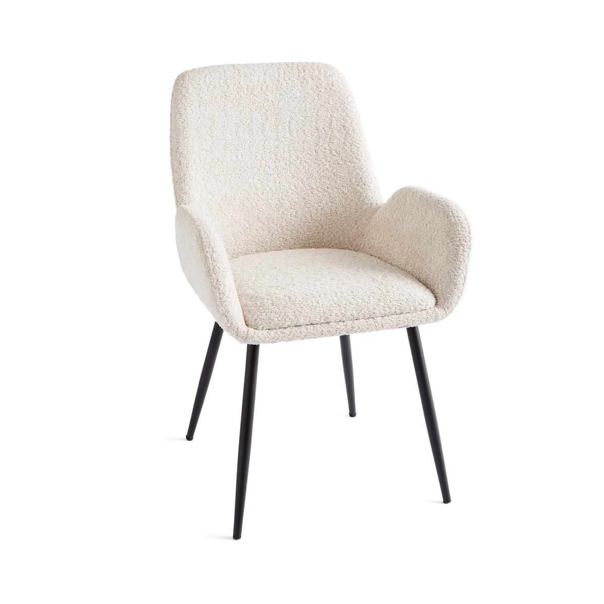 Axel Boucle Chenille Dining Chair Mushroom – image 6