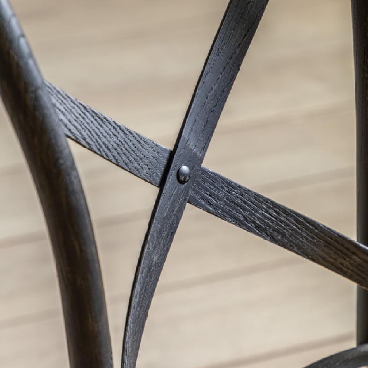 Return - Cannock Set of 2 Dining Chairs, Oak & Rattan – image 3