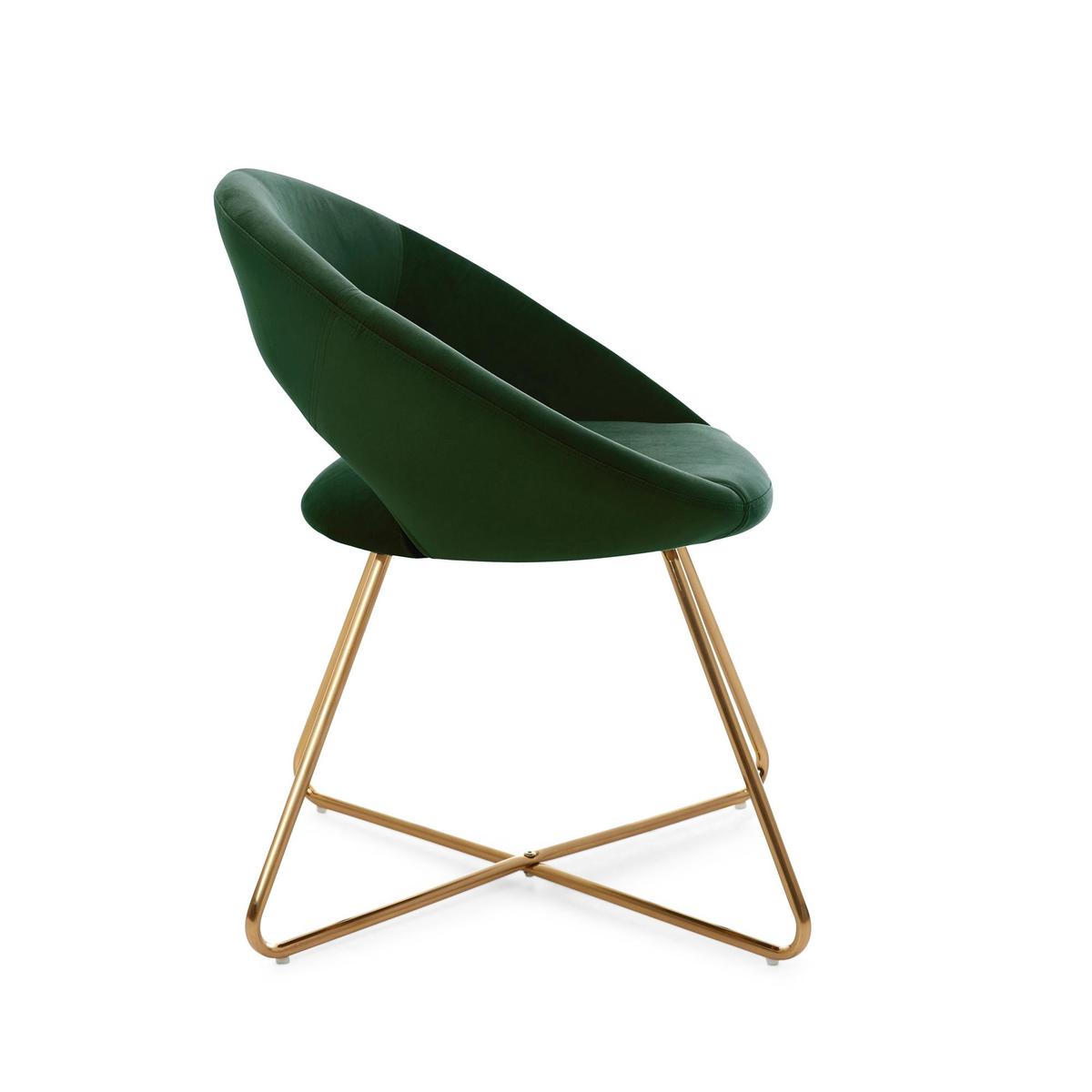 Stella Velvet Chair - Bottle Green Bottle Green – image 3