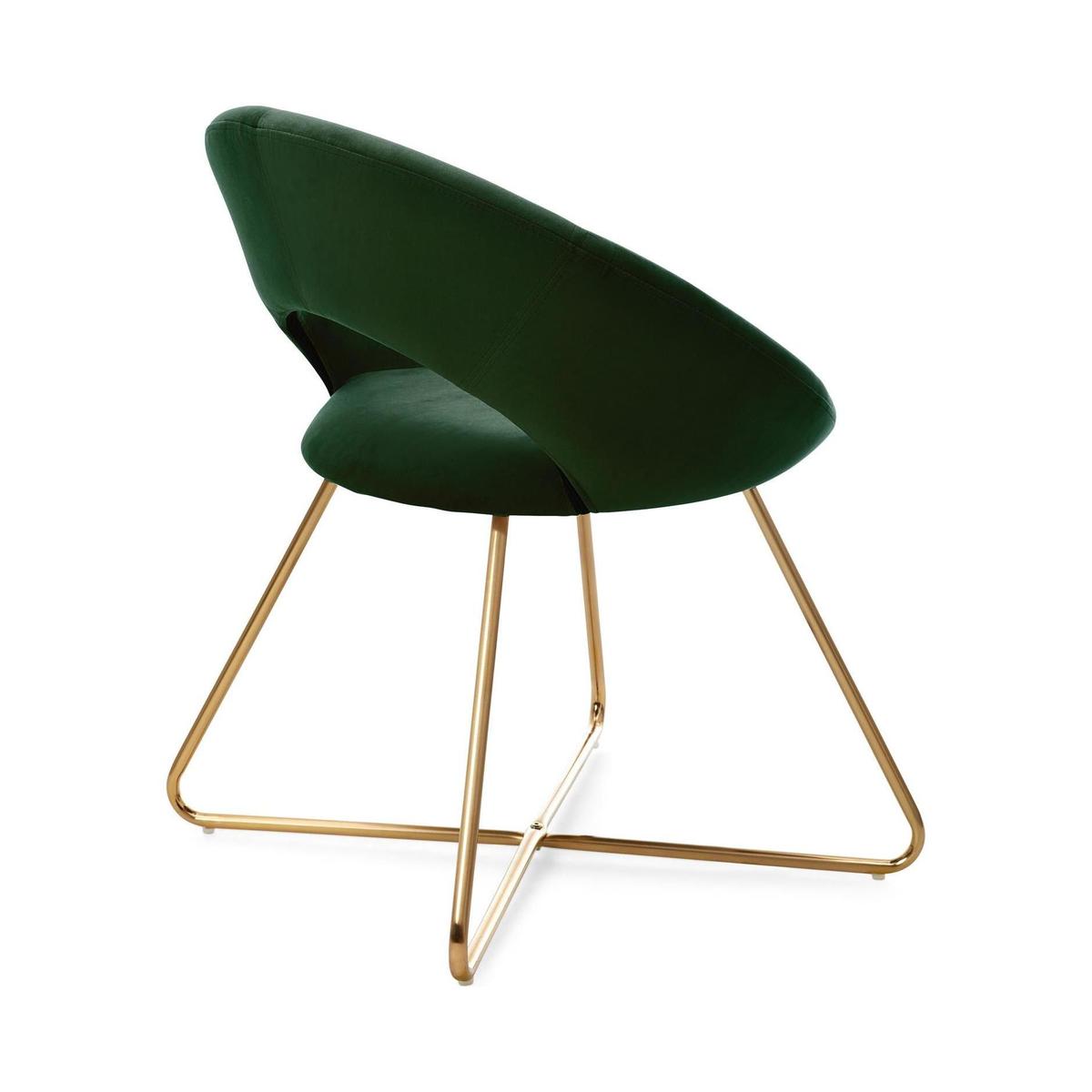 Stella Velvet Chair - Bottle Green Bottle Green – image 2
