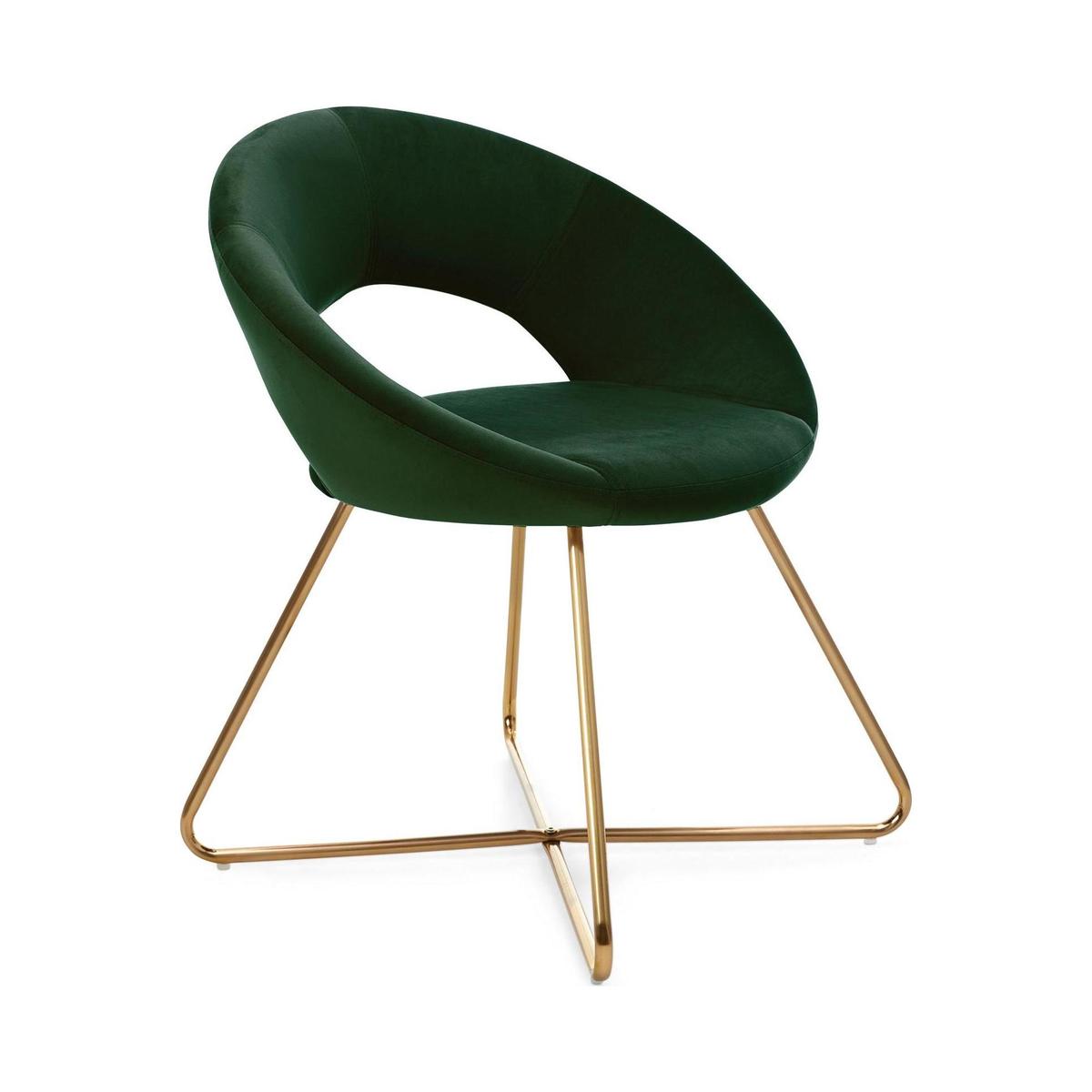 Stella Velvet Chair - Bottle Green Bottle Green – image 1