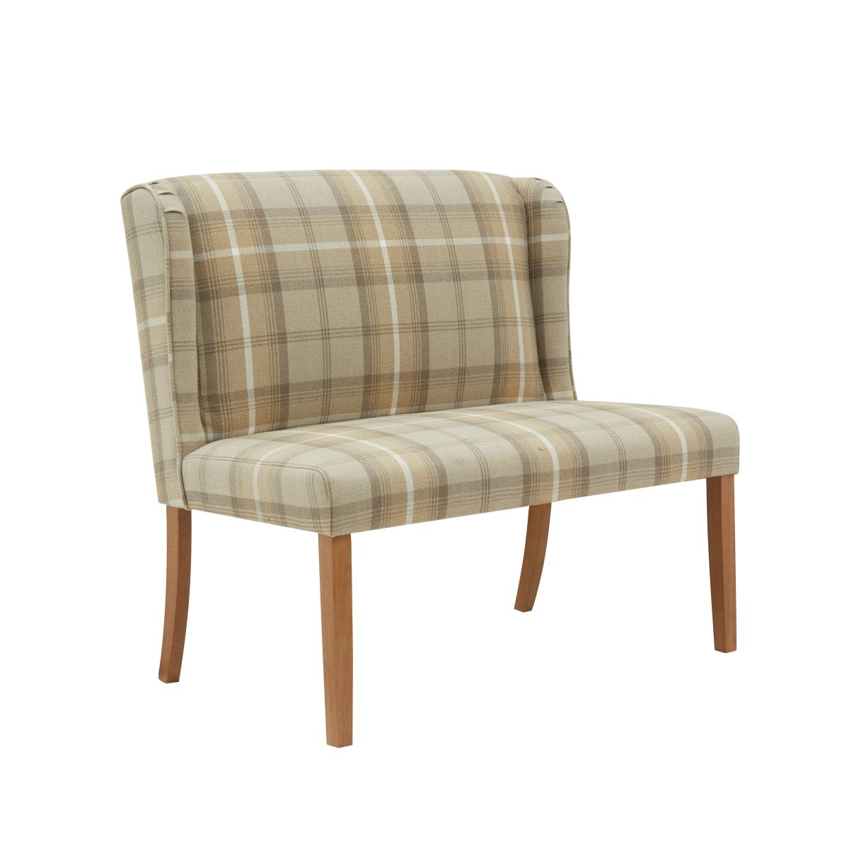 Oswald Bench Seat Brown/White – image 2