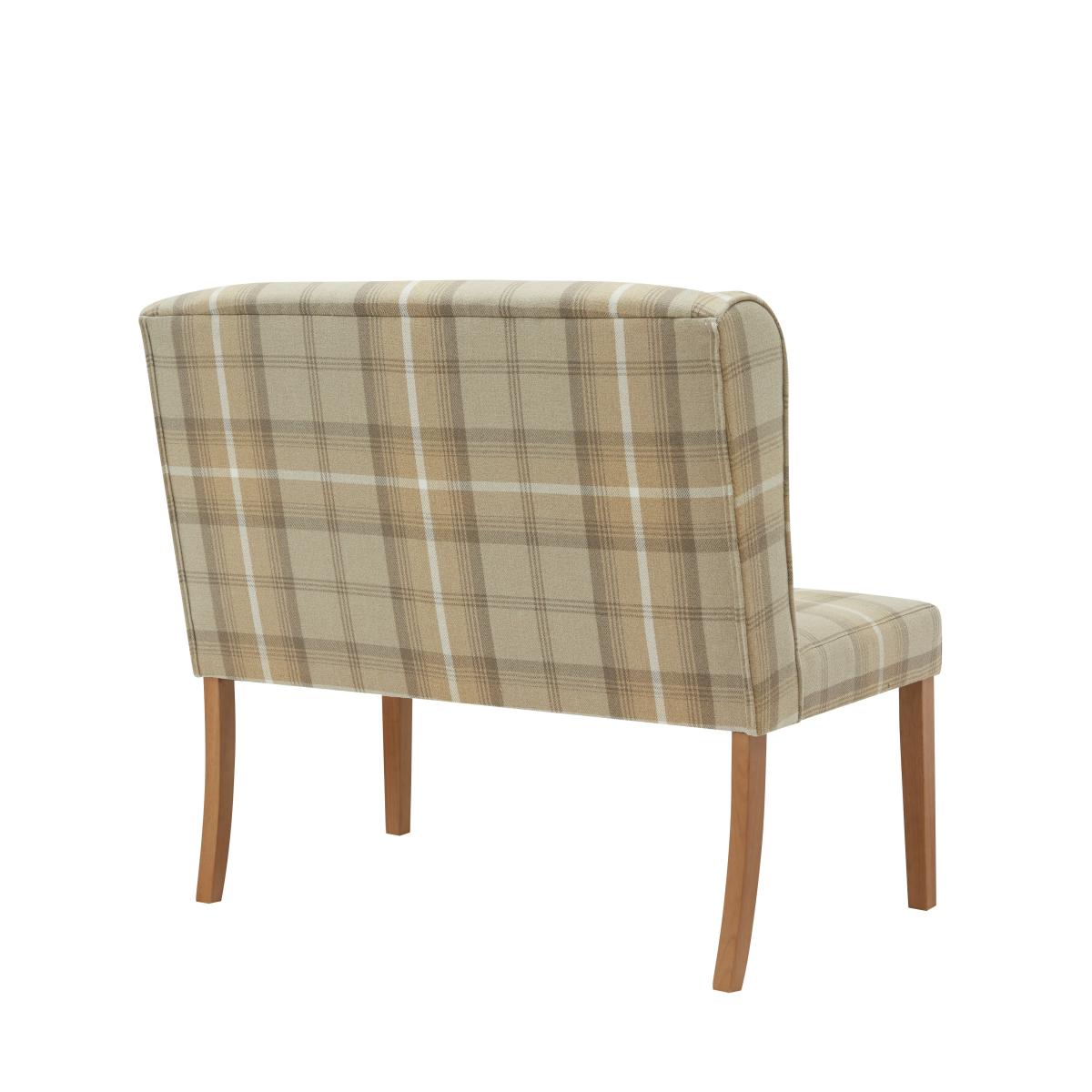Oswald Bench Seat Brown/White – image 4