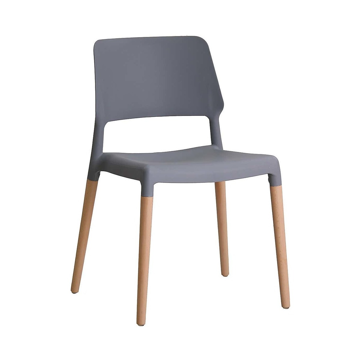 Reims Set of 2 Dining Chairs Grey – image 1