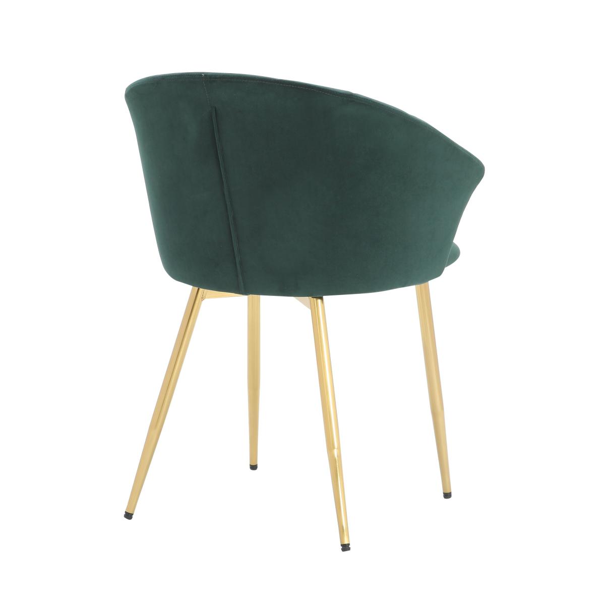 Kendall Velvet Carver Chair Bottle (Green) – image 5