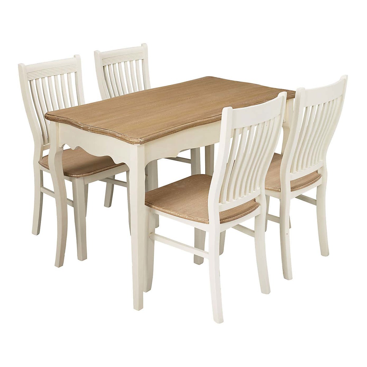 Juliette Pair of White Dining Chairs White – image 2