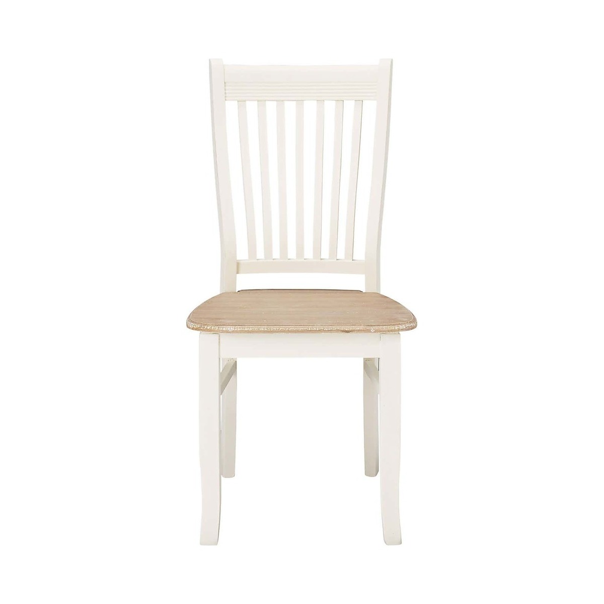Juliette Pair of White Dining Chairs White – image 1