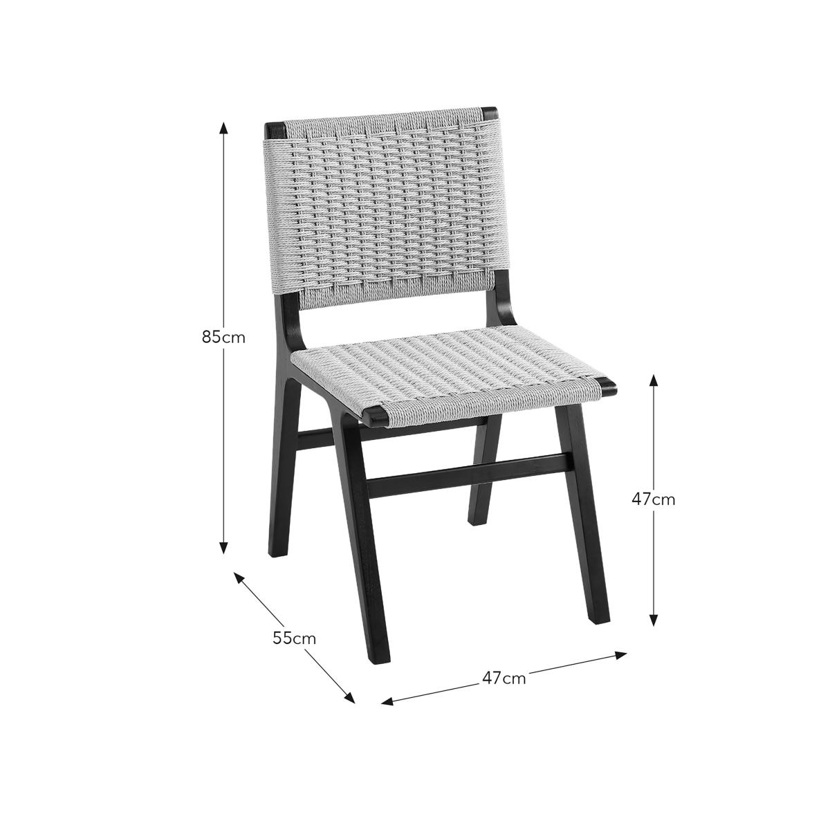 Cordella Dining Chair, Oak Black – image 6