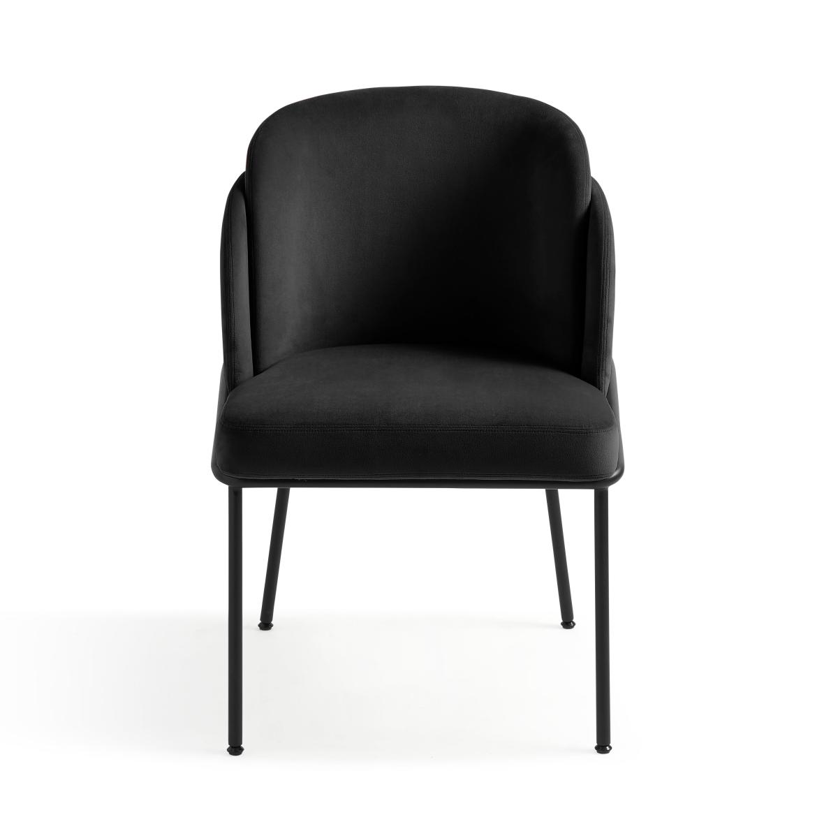 Bobbi Dining Chair, Velvet Black Velvet – image 5