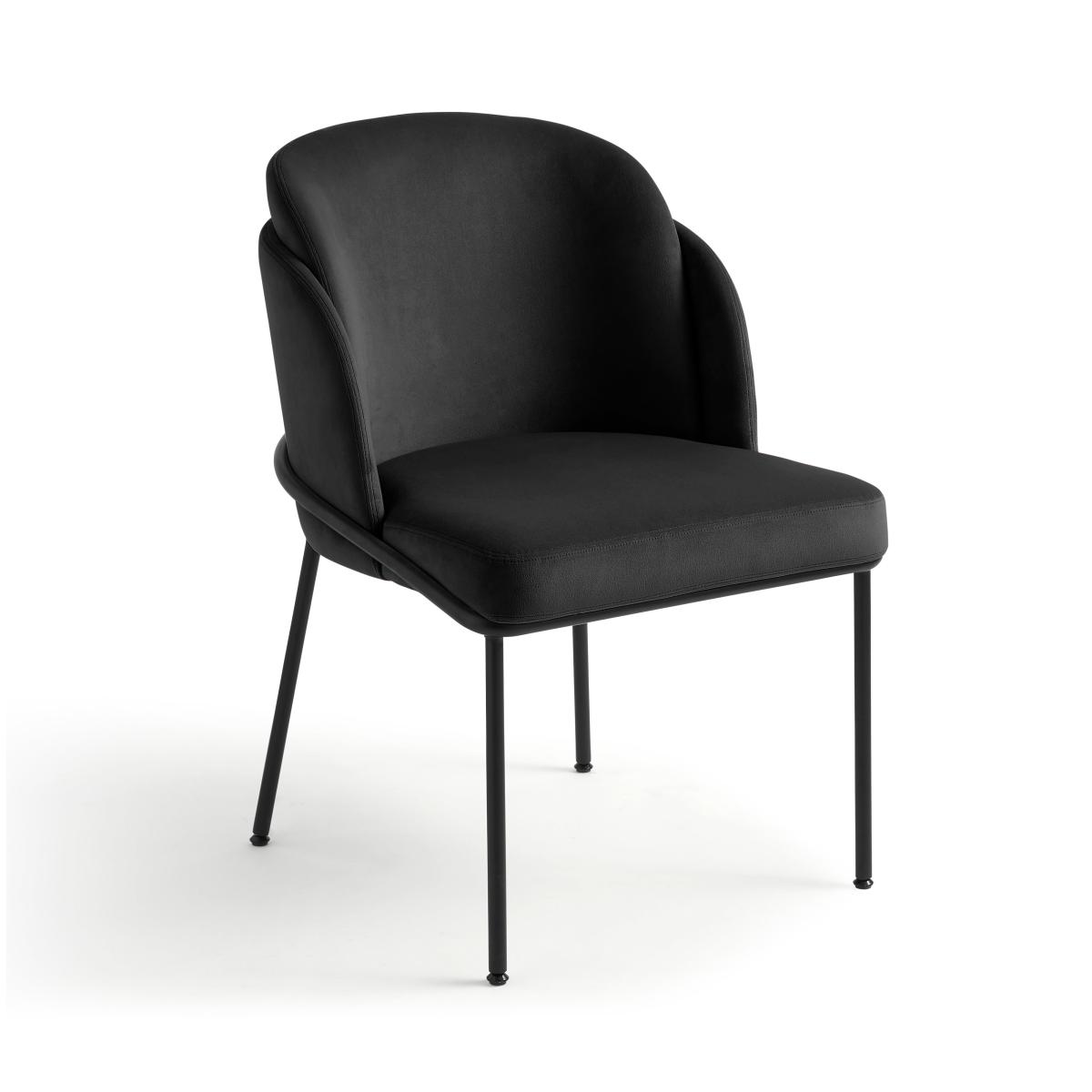 Bobbi Dining Chair, Velvet Black Velvet – image 6