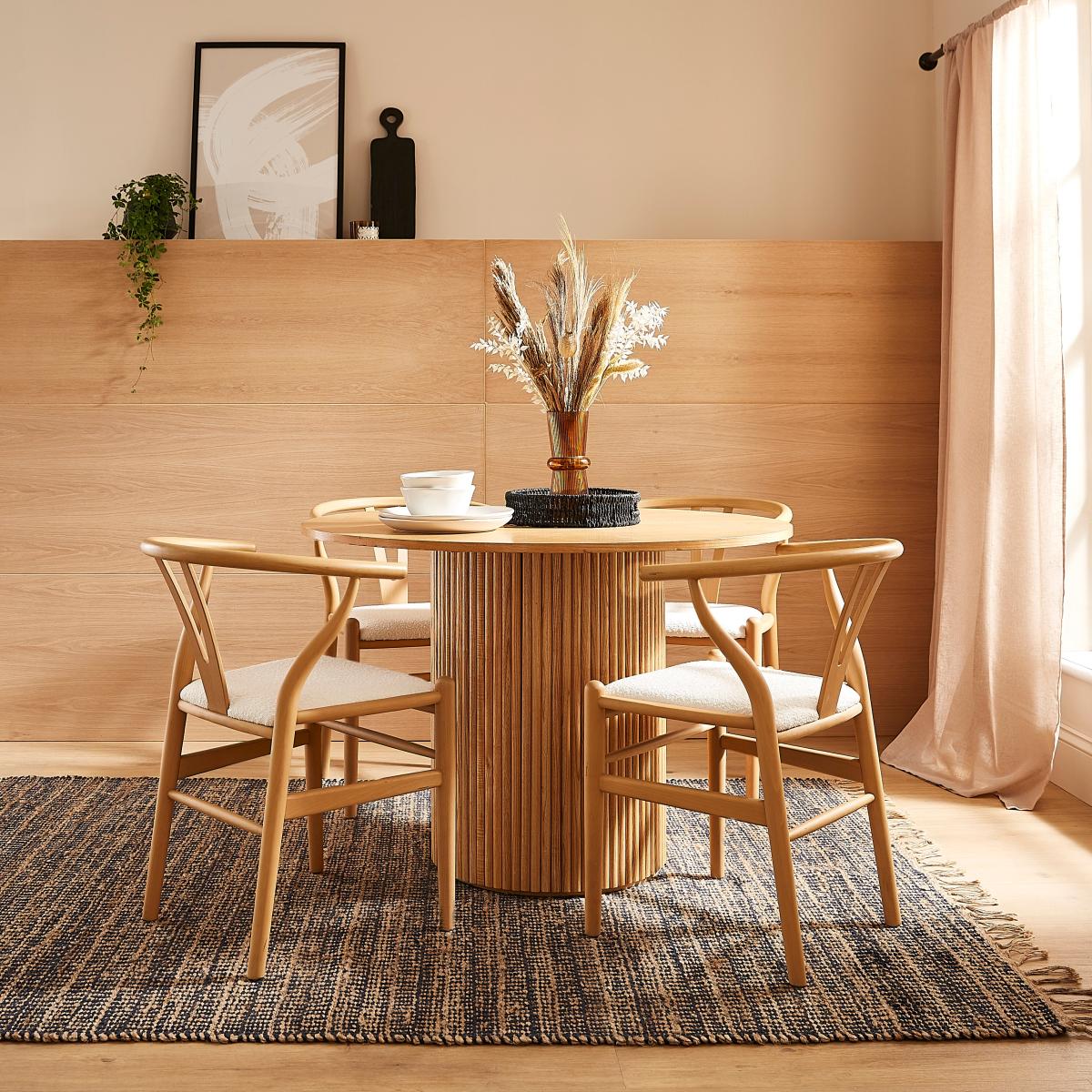 Lara Dining Chair, Boucle – image 2