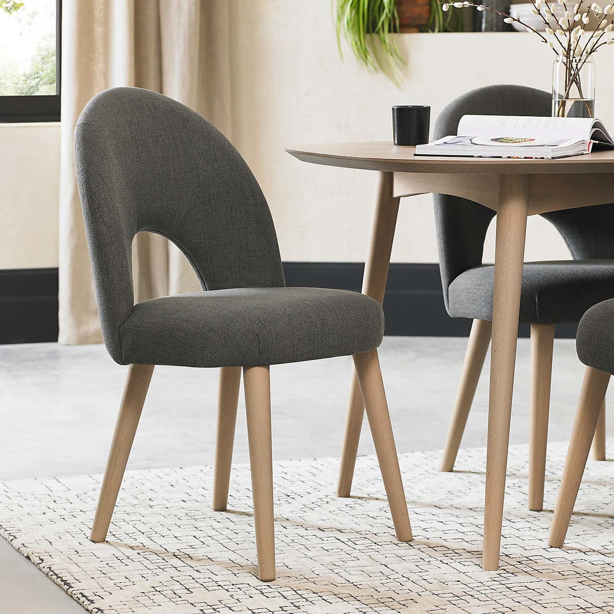 Dansk Set of 2 Dining Chairs Light Oak Wood (Brown) – image 3