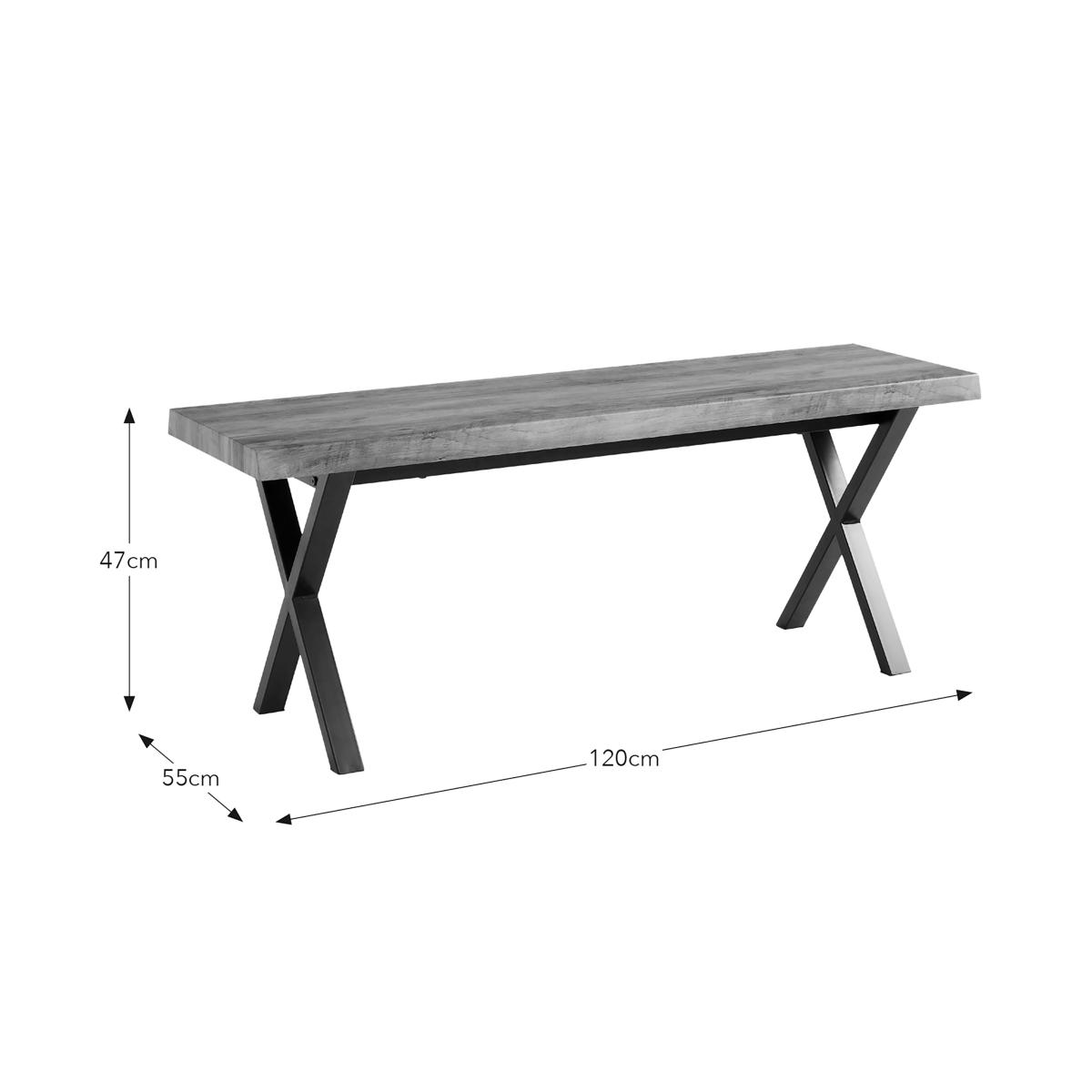 Ezra 2 Seater Dining Bench Light Wood – image 6
