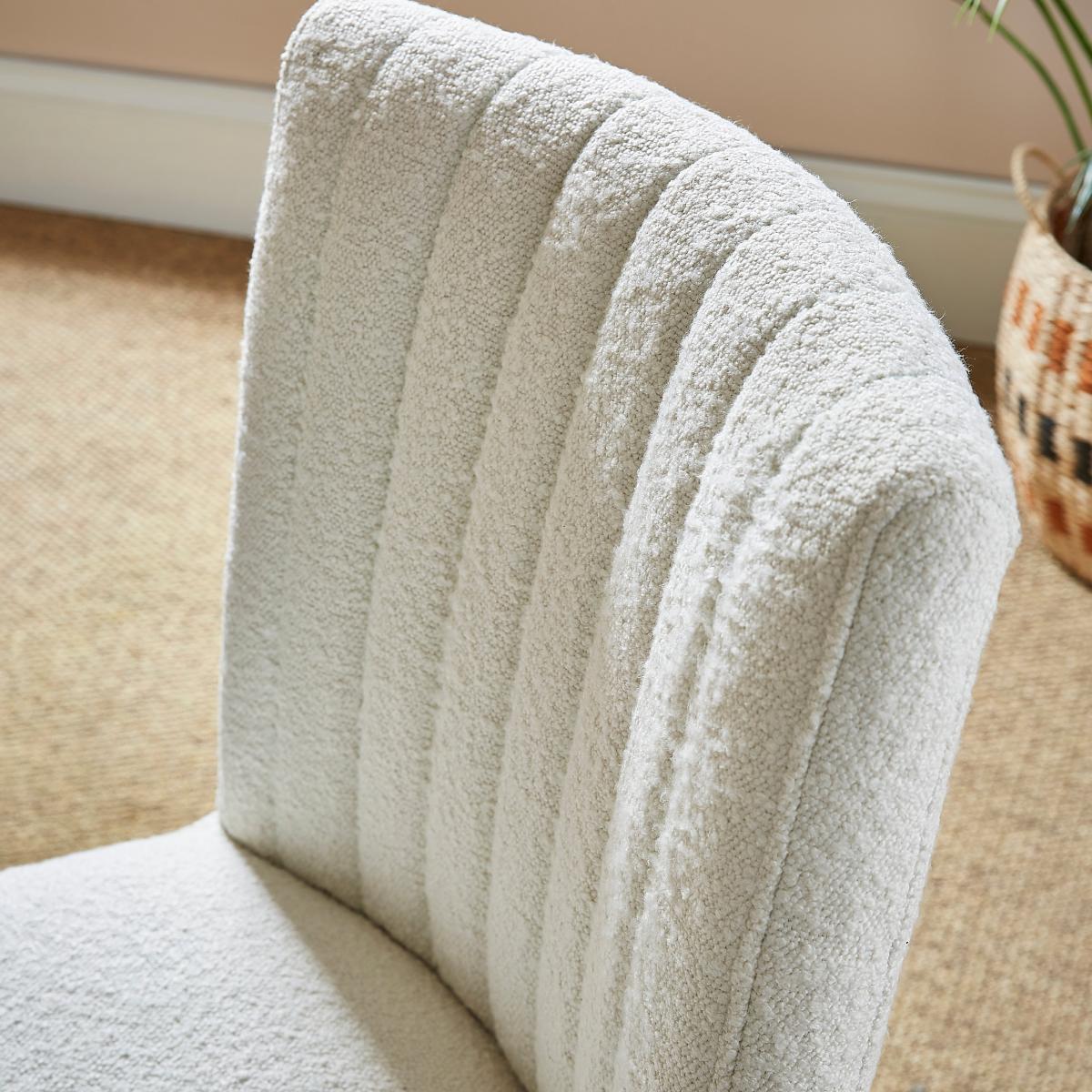 Taylor Dining Chair, Ivory Boucle Boucle Ivory – image 3