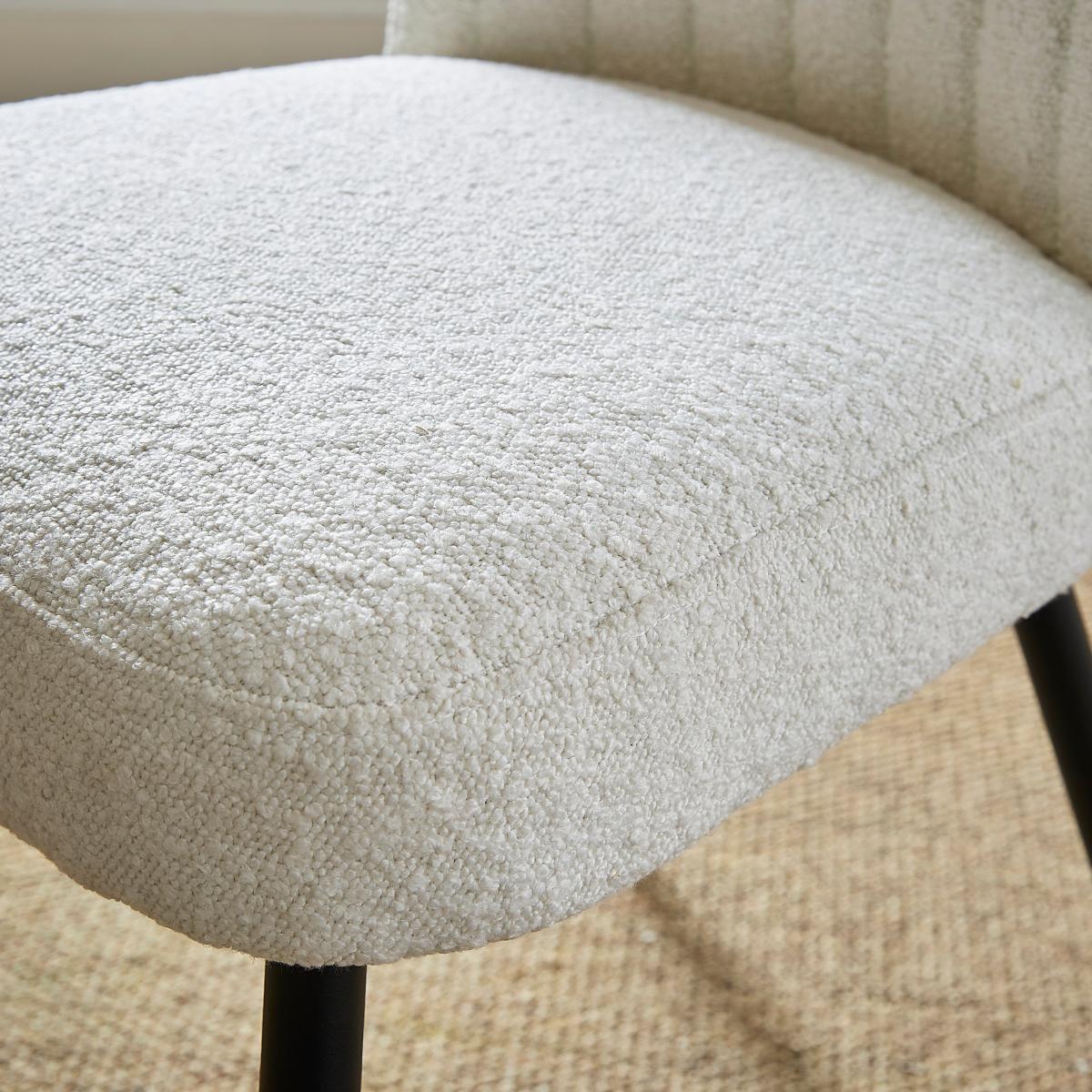 Taylor Dining Chair, Ivory Boucle Boucle Ivory – image 4