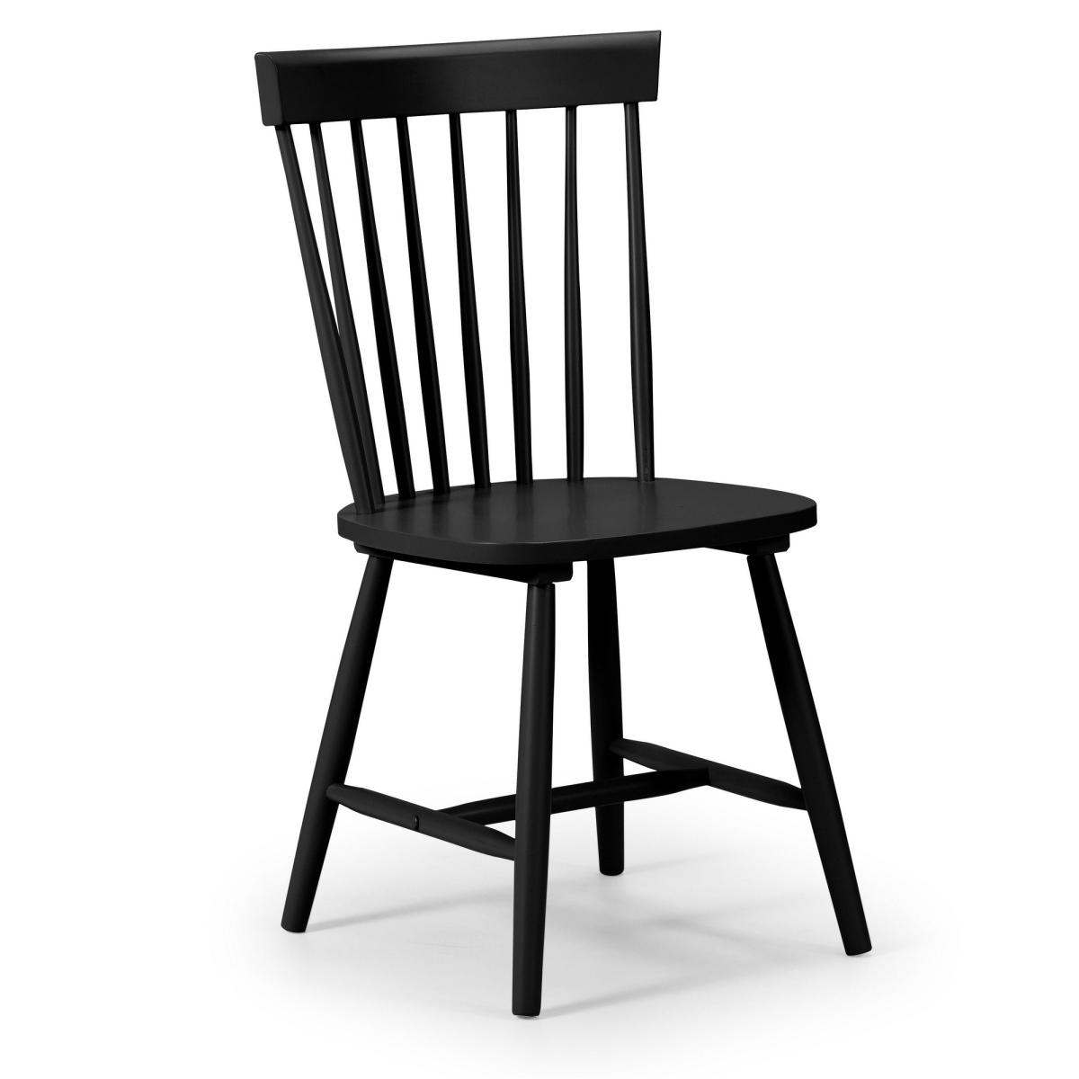 Return - Torino Set of 4 Dining Chairs, Black – image 3