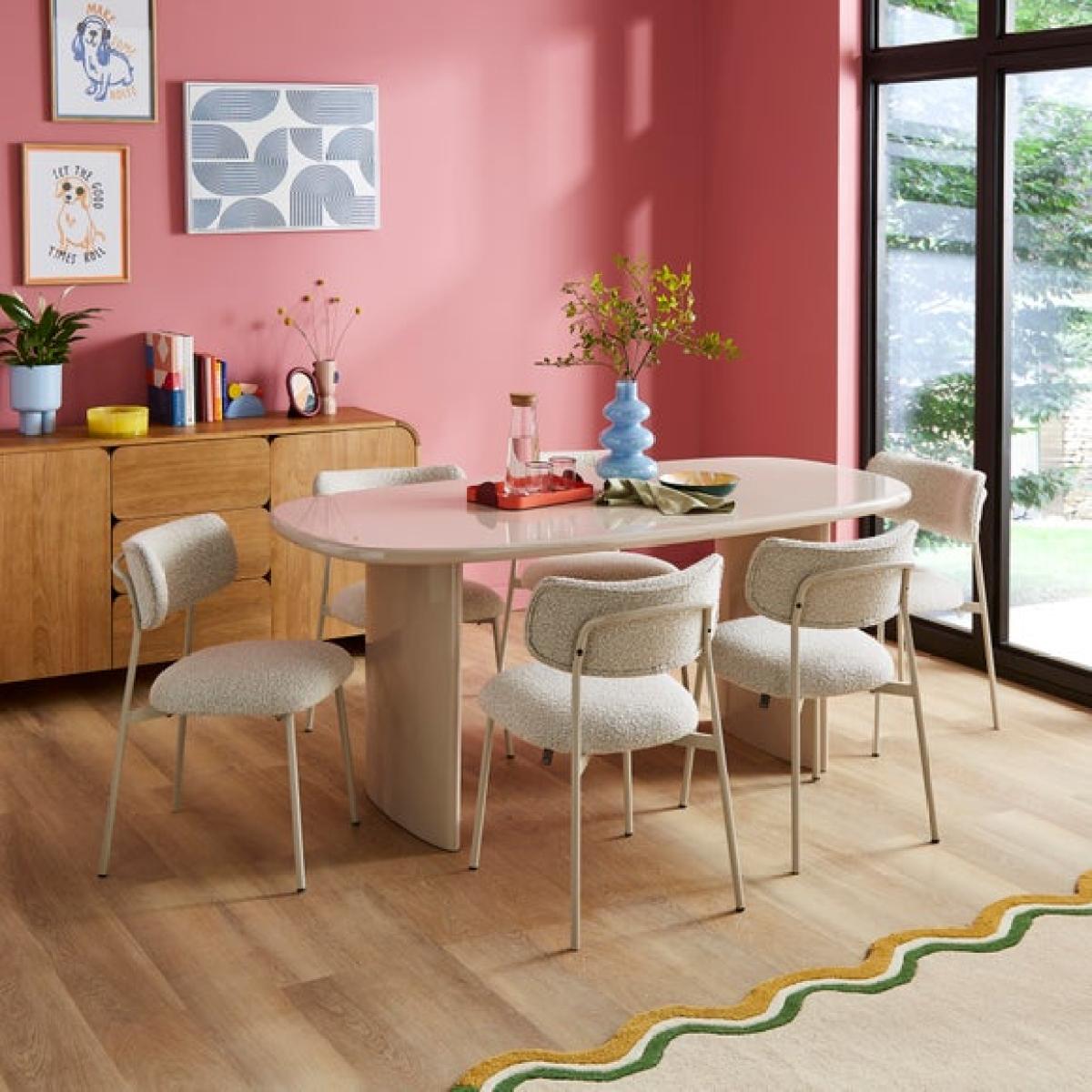 Elements Cooper Dining Chair, Tonal Boucle – image 2