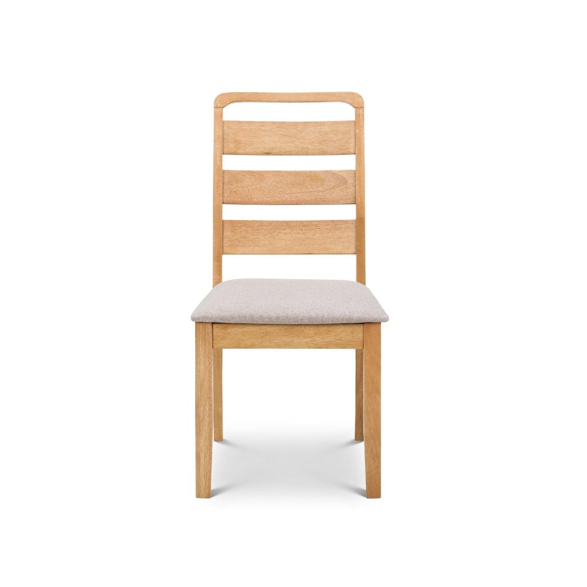 Lars Set of 2 Dining Chairs Oak – image 2