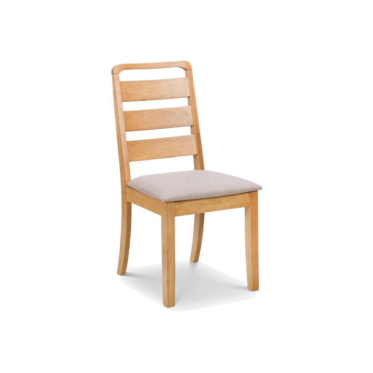 Lars Set of 2 Dining Chairs Oak – image 1