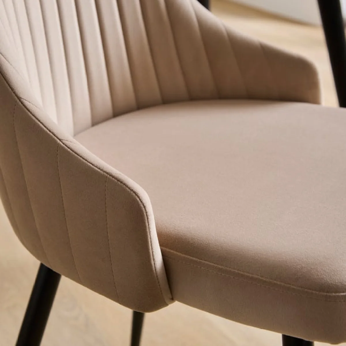 Shea Set of 2 Dining Chairs, Velvet – image 4
