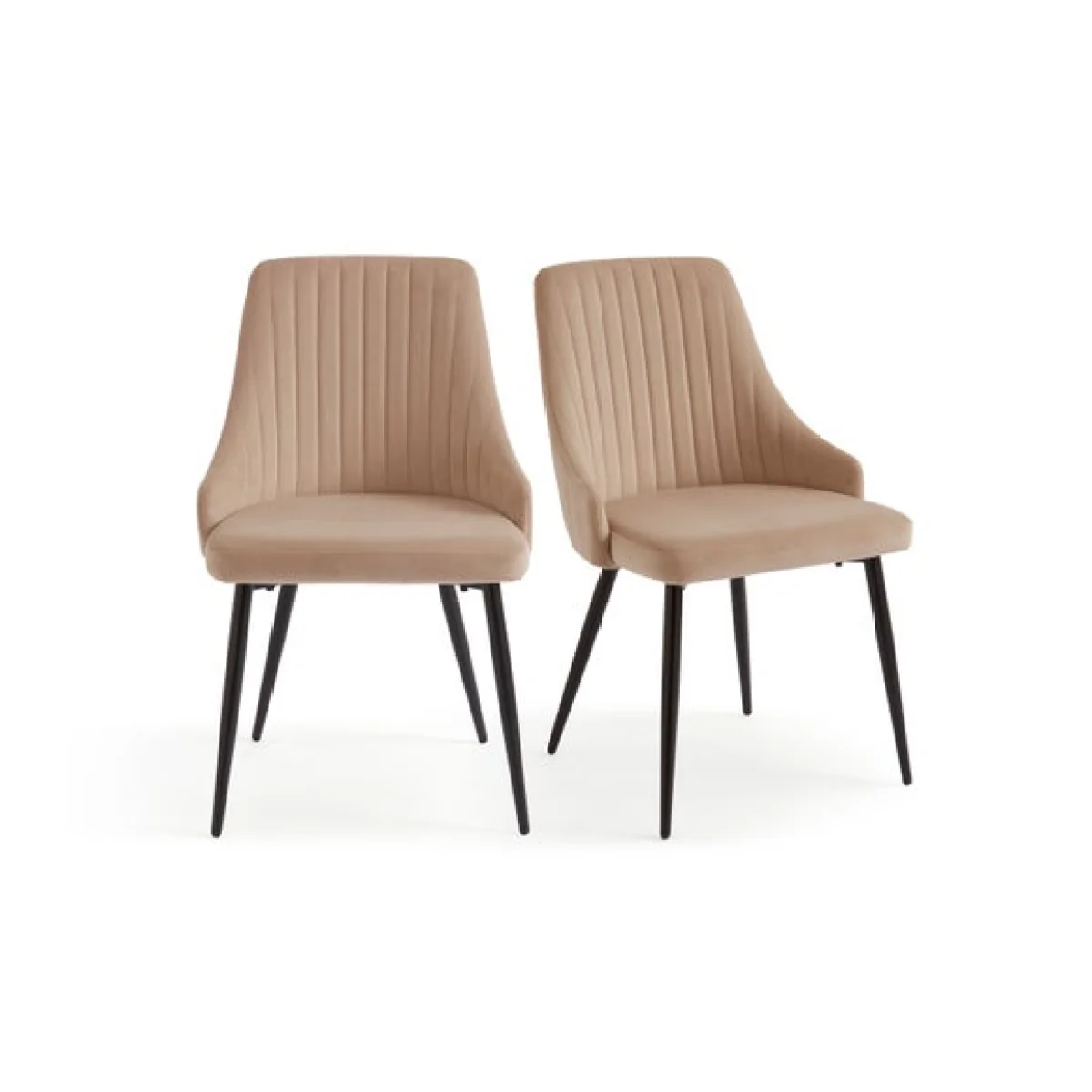 Shea Set of 2 Dining Chairs, Velvet – image 8